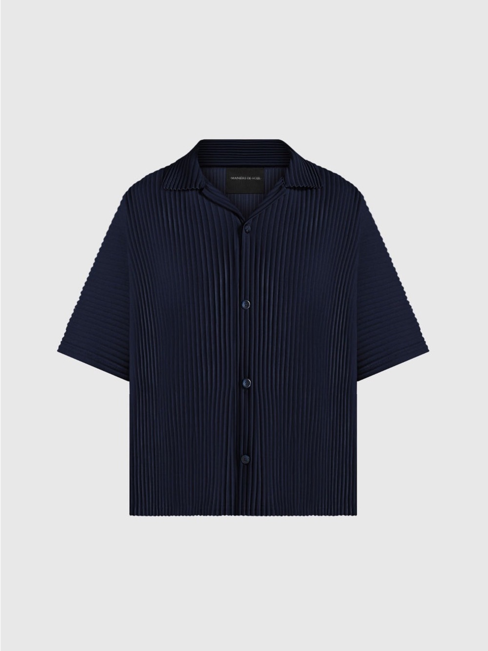 Pleated Boxy Shirt